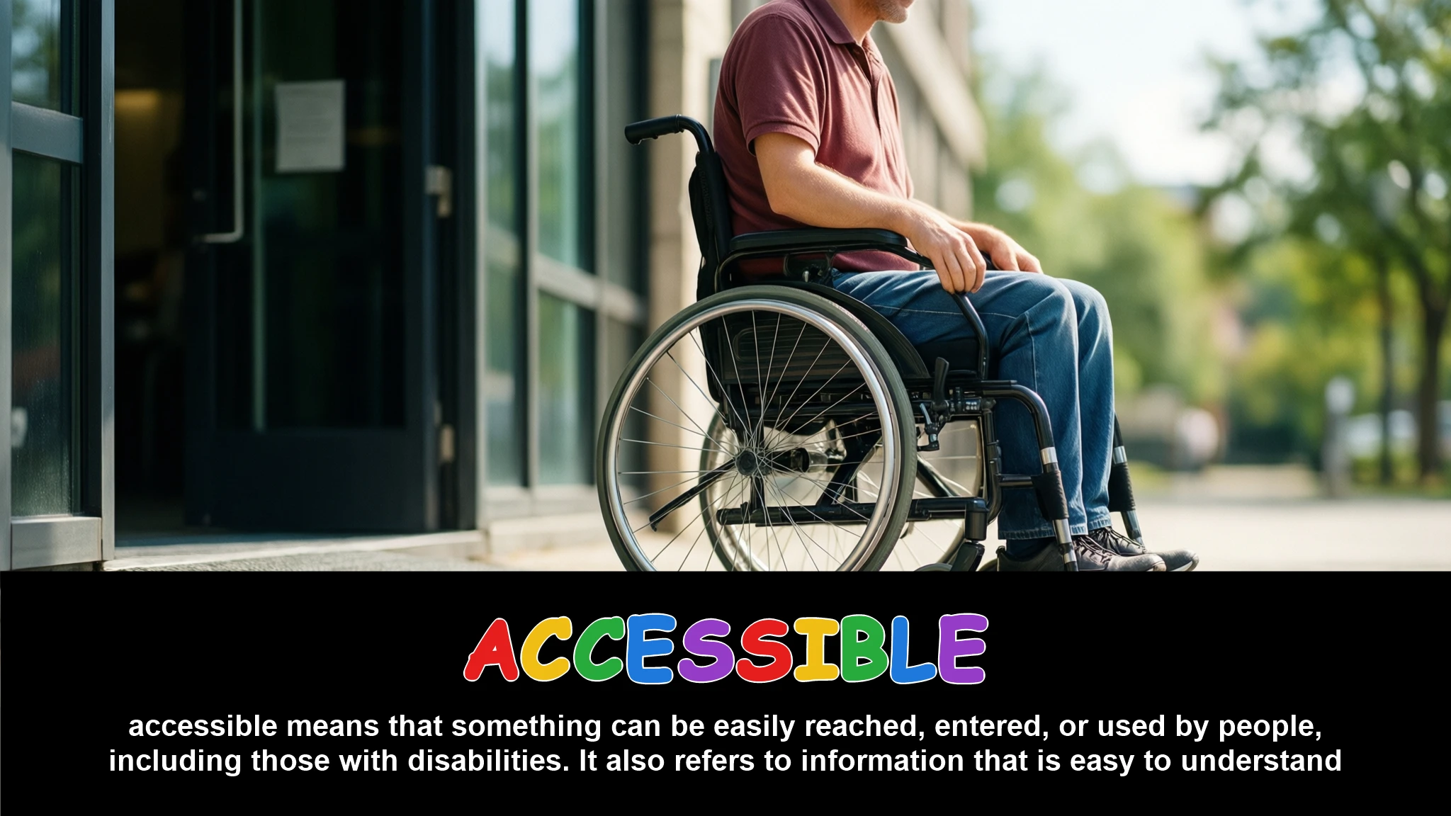 English Illustration for accessible